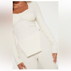 Fashionnova medium size long sleeve pants set